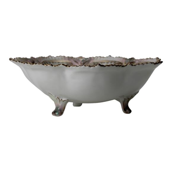VINTAGE RS PRUSSIA THREE FOOTED BOWL - Picture 5 of 5